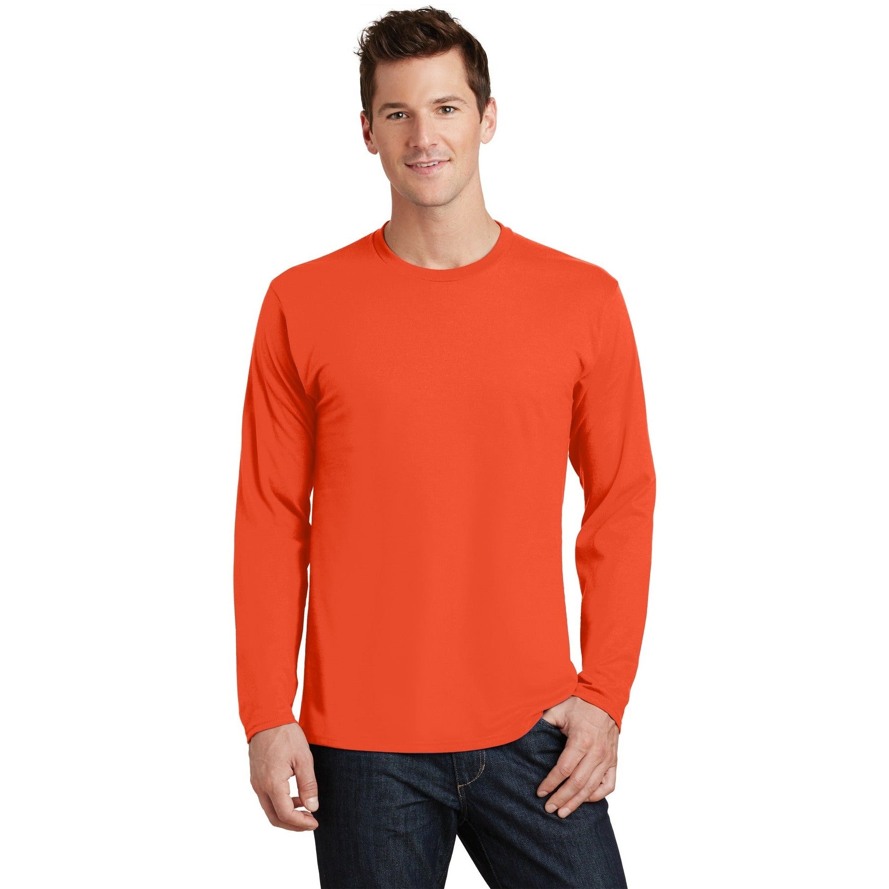 Port & Company-Port & Company® Long Sleeve Fan Favorite Tee. PC450LS-MedTech-12